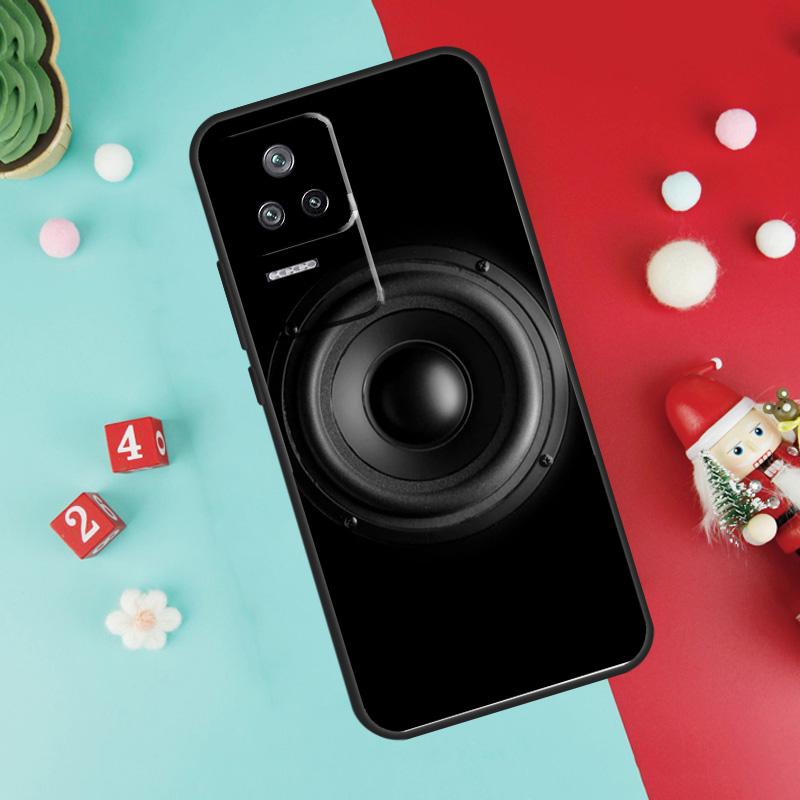 Массивные Музыкальные Колонки Чехол Для Xiaomi 17 Pro Max 13 14 15 Ultra 14T 15T Pro POCO F8 F7 F5 F6 X3 X5 X6 X7 Pro Чехол