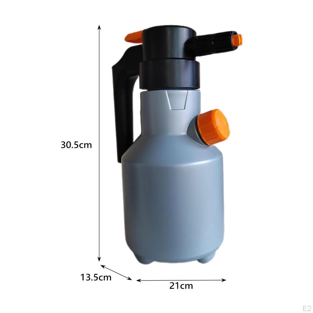 2л электрический автомобильный распылитель пены, USB перезаряжаемая лейка, простой в использовании ручной ручной насос
