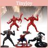 Exquisite Venom And Carnage Pvc Statues Colorful Home Accessories 16cm Collectible