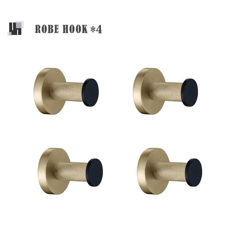 Матово-черные аксессуары для ванной комнаты, набор фурнитуры, держатель для полотенец, крючок для полотенец, мыльница, ершик для унитаза, держатель для стакана, держатель для бумаги