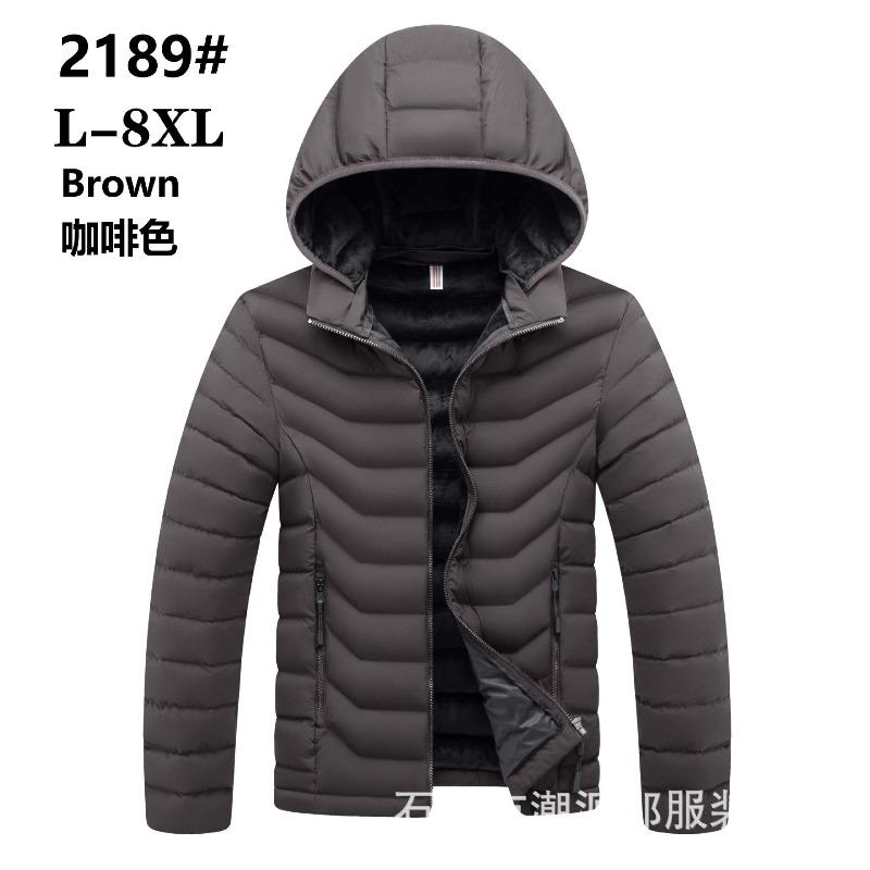 Autumn and Winter New Warm and Windproof Casual Versatile Hooded Solid Color Cotton Clothes