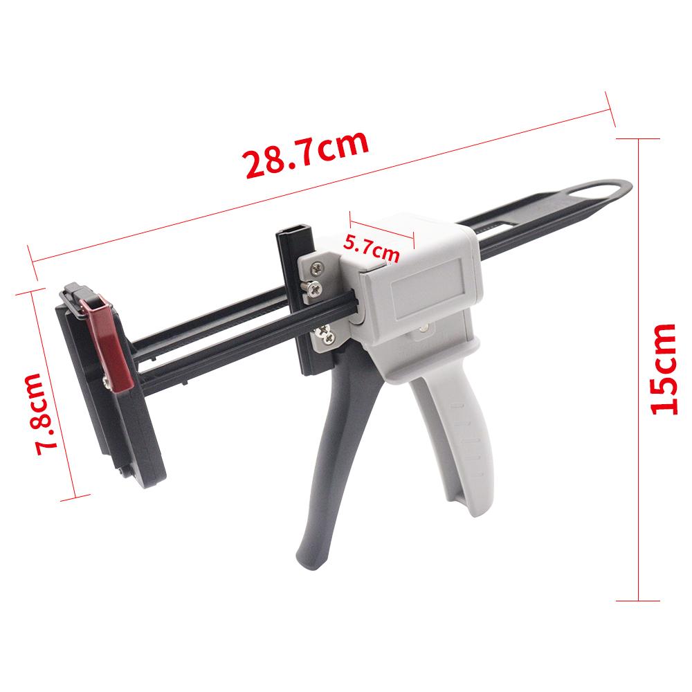 704 Toothpaste Glue Gun Silicone Sealant Gun Manual Glue Gun Auto Repair Tool Manual Extruder Aluminum Tube Glue Extruder