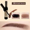Eyebrow Dye Red Wine Bottle Tear Eyebrow Gel Natural Makeup Waterproof, Perspirant Resistant Long-lasting Non-smudging Natural Student Cosmetics