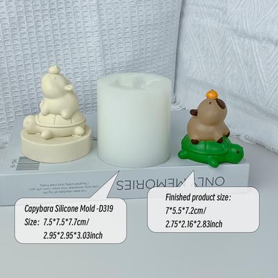 2025 НОВЫЙ Милый Капибара Молочное Желе Силиконовая Форма Пудинг Дельфин Форма для Пудинга Аксессуары для Домашней Выпечки Кухонный Инструмент
