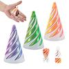 3D Printed Spiral Cone Toy Vortex Thread Illusion Impossible Spiral Cone Passthrough Sculpture Stress Relief Kids Adults Mini Spiral Cone Fidget Toy