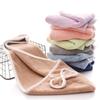 Coral Velvet Quick-drying Water-absorbent Thickened Hair Drying Towel Women's Household Bow Drying Hair Cap