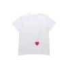 Nike Футболка Womens x Comme des Garçons PLAY Белые женские топы AE-T401-051-1