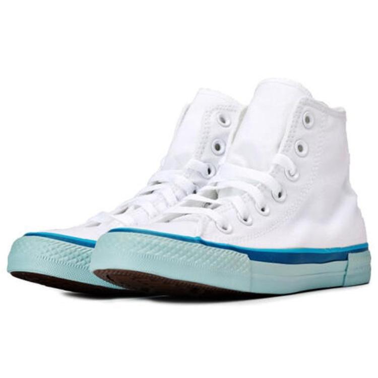 (WMNS) Converse Chuck Taylor All Star Hi 'White Blue' Women's 568805C