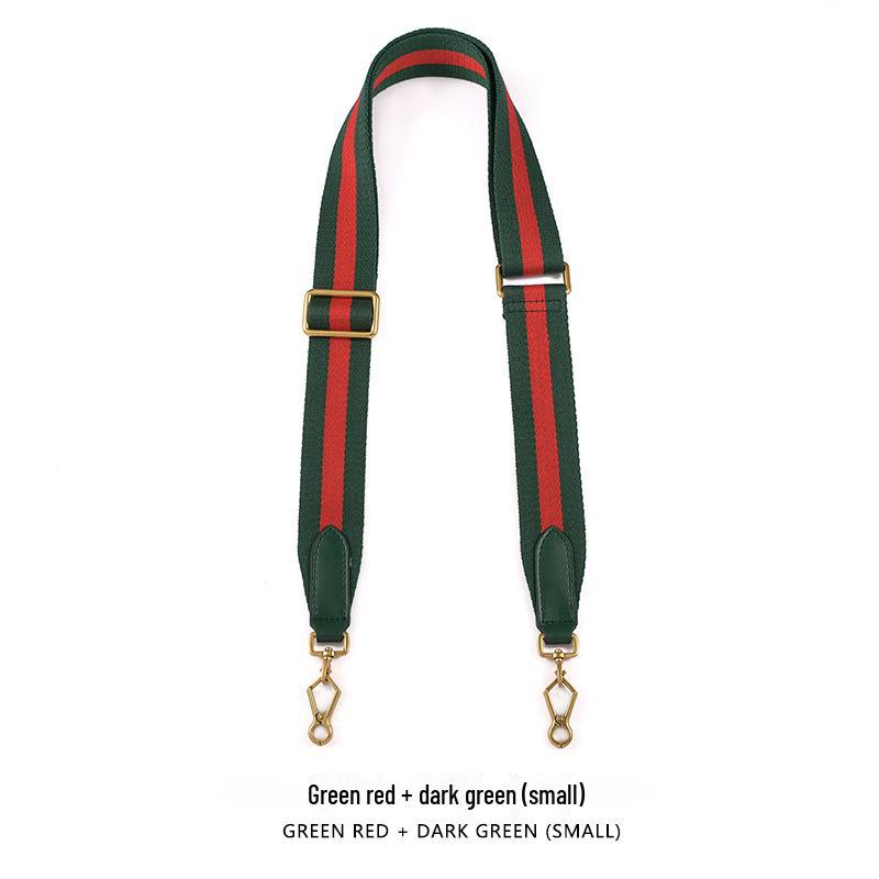 Регулируемый брезентовый плечевой ремень G-Chi, 3,8 см, зеленый и красный, F-46, замена для сумки через плечо.