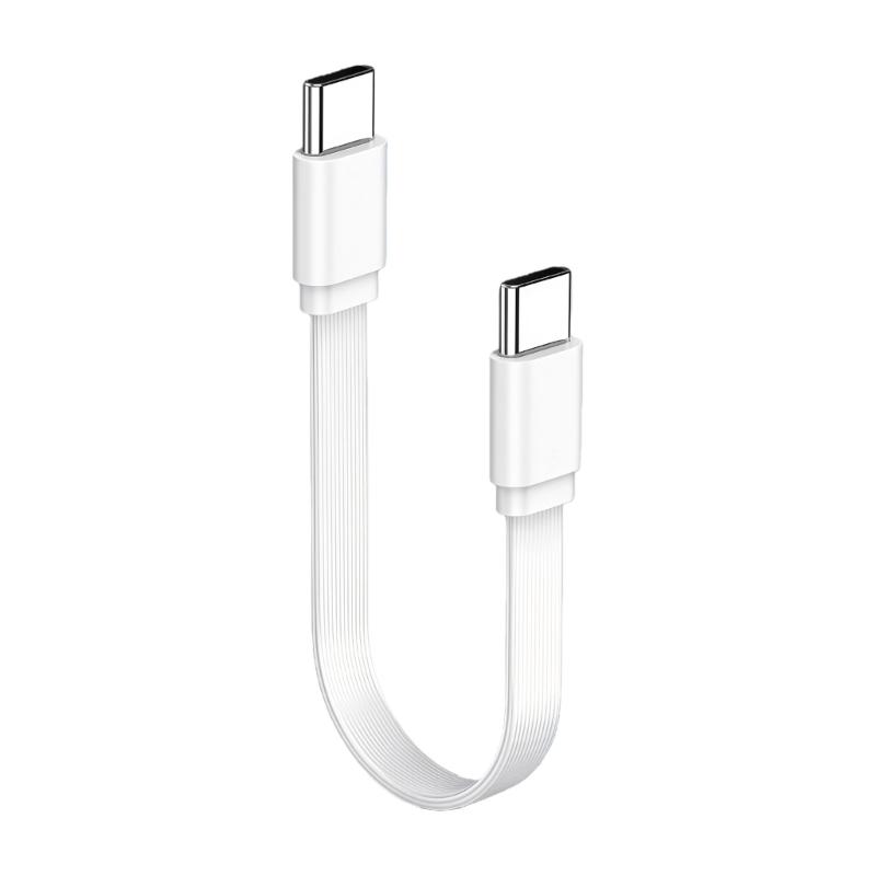 Силиконовый короткий 10/20/50 см Type C на USB C кабель 480 Мбит/с Быстрая зарядка 100 Вт Кабель для передачи данных для мобильного телефона, ноутбука, планшета