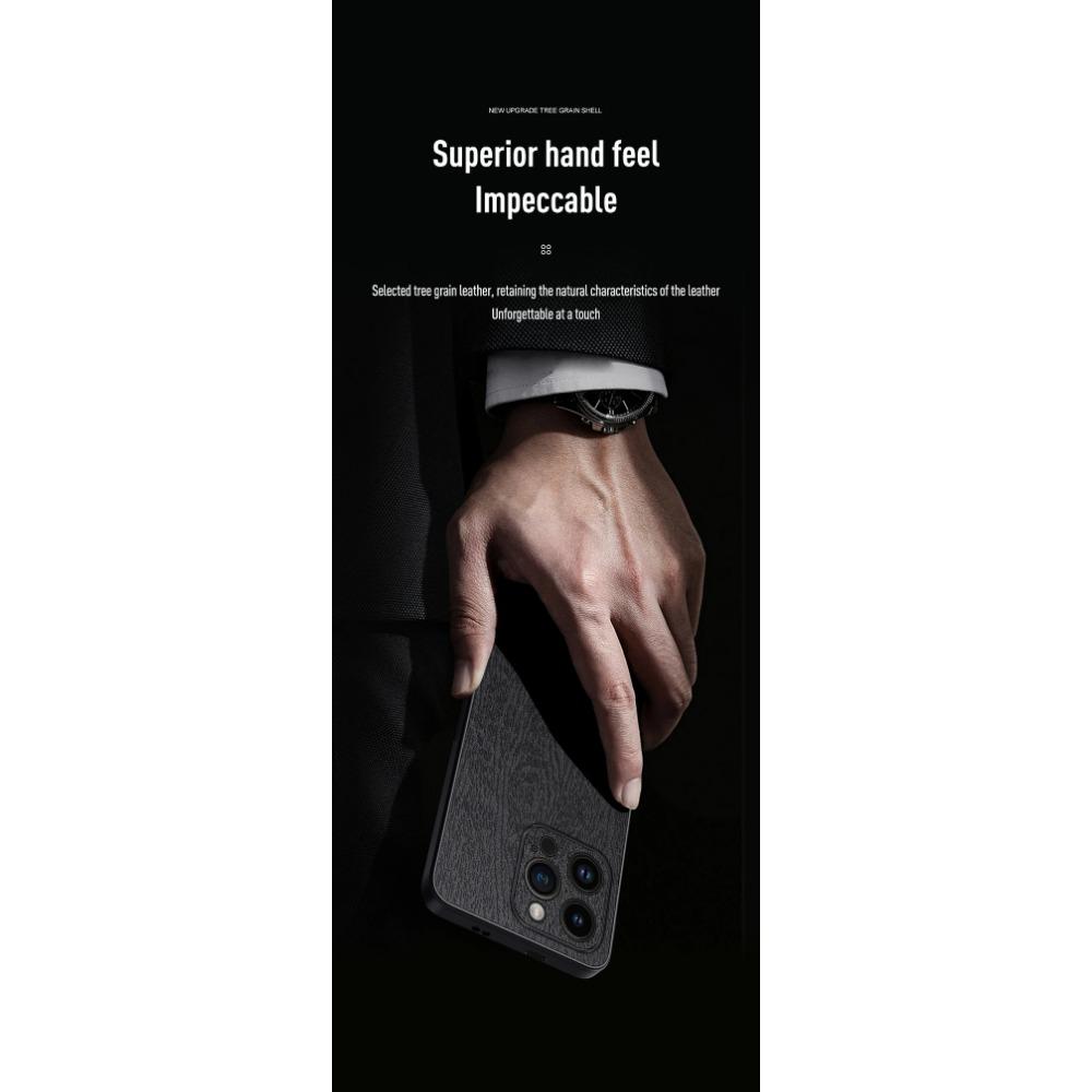 Текстура кожи Tree Grain из силикона для iPhone 15 14 13 12 11 Pro XS Max XR X 7 8 Plus, чехол для телефона Business High-end с полной защитой