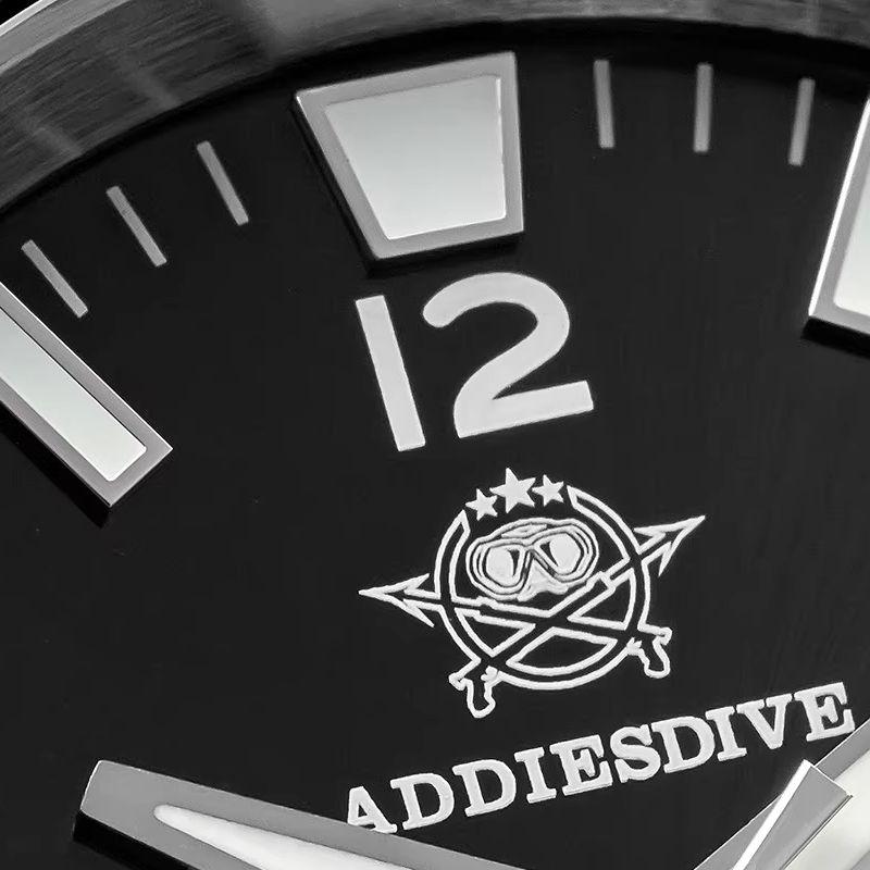ADDIESDIVE New Men Mechanical Watches Luxury Sapphire Glass Automatic Watch 20ATM Luminous Waterproof Stainless Steel Wristwatch