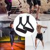 Foam Handle D-Ring Metal Gym Handles Grip D-Ring Pull Rope Handle Handle with Hook  Indoor Sports