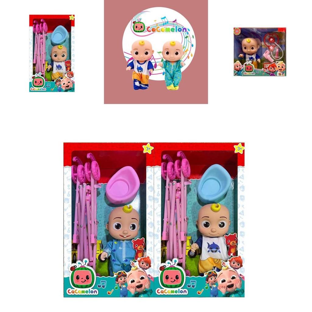Очаровательная плюшевая кукла Cocomelon Baby Jj с музыкальной шкатулкой для интерактивной игры