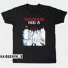 2000 Radiohead Kid A Черная Унисекс Черная Футболка Размер S-5XL Унисекс Футболка