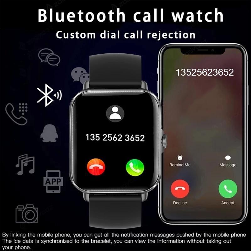 Bluetooth ответ на звонок умные часы мужские полный сенсорный звонок фитнес-трекер IP67 водонепроницаемые умные часы мужские женские + коробка