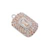Starry Sky Theme Charms Small Star Cubic Zirconia Pendant for Jewelry Making, Heart-Shaped Pendant Jewelry Materials: VD1356