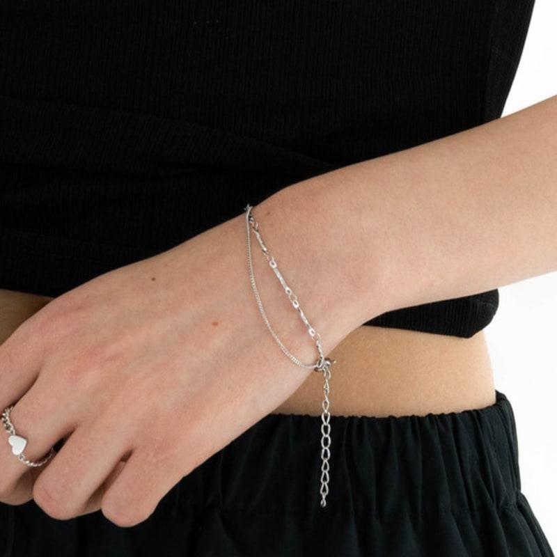 pearlymore two-chain daily bracelet