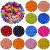 40 шт. 9*6 мм однотонные яркие цвета с большим отверстием свободные бусины однотонные бусины DIY Изготовление ювелирных изделий