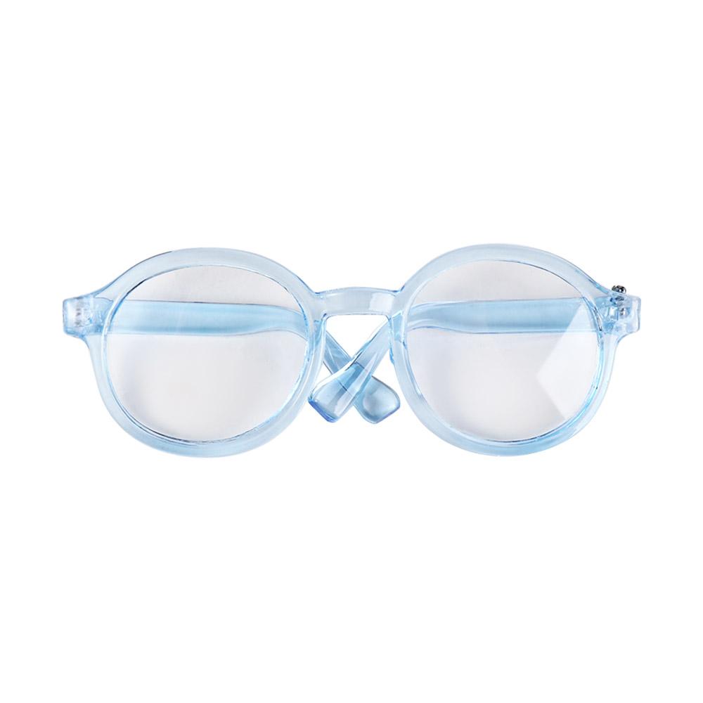 1.1cm 9cm Transparent Plastic Glasses For 1/1 1/1 1/1 BJD Blyth Doll Labubu Plush Toy EXO Doll Sunglasses DIY Accessories