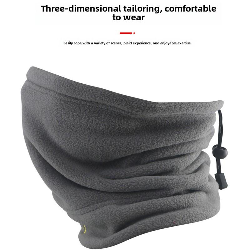 Fashion Winter Fleece Neck Gaiter Ski Tube Scarf Snowboard Face for Men & Women Outdoor Camping Cycling Warm Cold-proof Collar