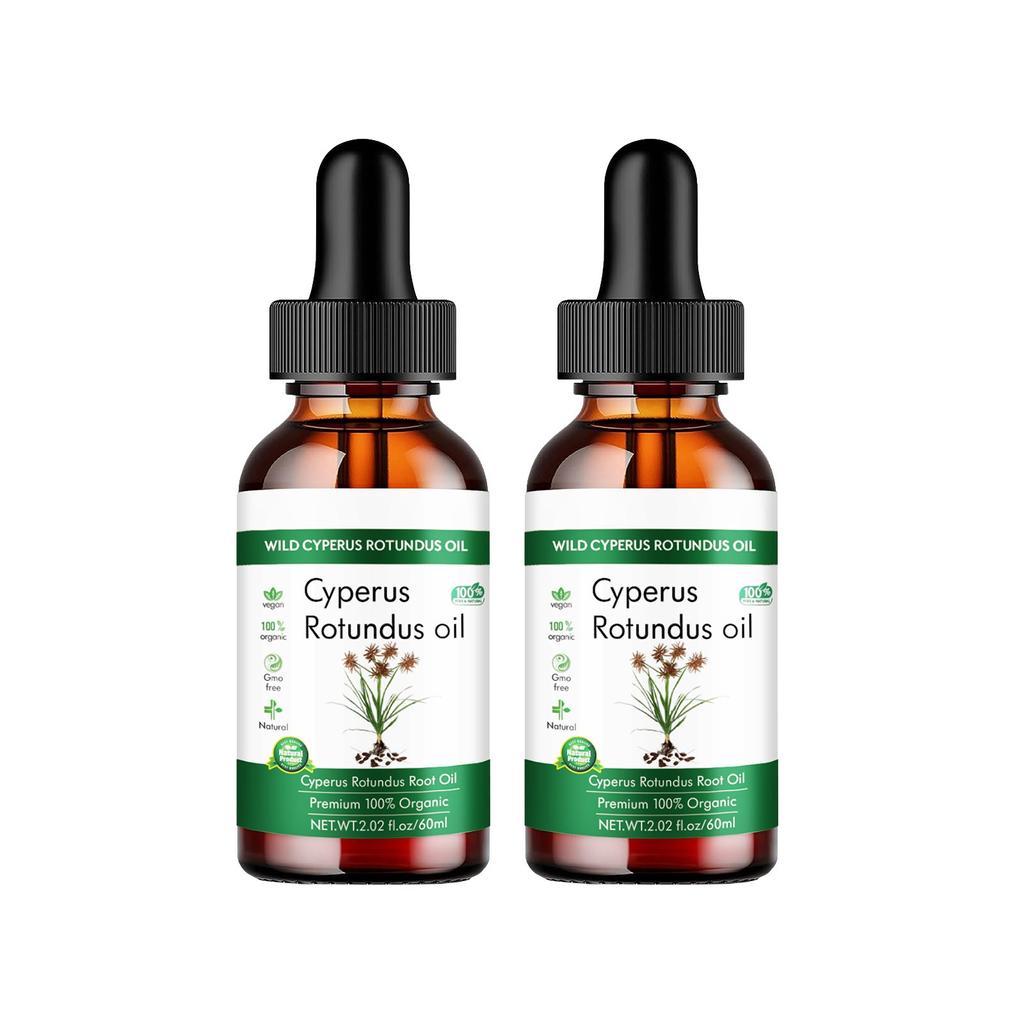 Cyperus Oil - Reduces Body Hair Growth, Smoothes Skin And Hair Removal, Moisturizes And Soothes, Suitable For All Skin Types 60ML