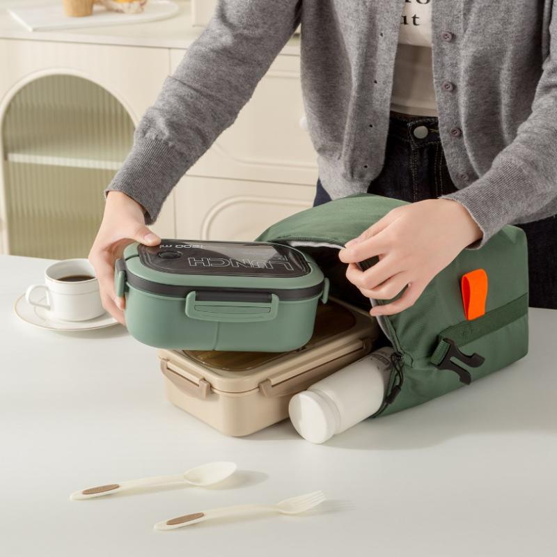 1 шт. Портативная большая термосумка для ланча, многоразовая термосумка из алюминиевой фольги для офиса, для переноски ланч-бокса, сумка-холодильник