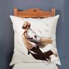 Cozy Sexy Boyfriend Cartoon Velvet Throw Pillow Cover Hairy Jock Muscle Man Love Gay Homosexual Art Sexy Boy Sofa Cushion Cover