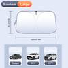 1PCS Universal Car Windshield Sun Shade Foldable Front Windscreen Sunshade UV Protection Window Shade Car Exterior Accessories
