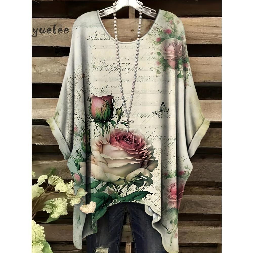 Летняя джинсовая ткань с имитацией, окрашивание tie-dye, печать, неровный подол, круглый вырез, женская, короткий рукав, для улицы, повседневная