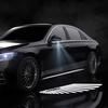 2 шт. Светодиодные HD Автомобильные Ангельские Крылья Приветственные Лампы Зеркало Заднего Вида Коврик Свет Для Mercedes Benz AMG Авто Атмосферный Свет Аксессуар
