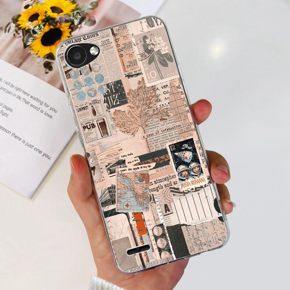 For LG Q6 Case M700 M703 Cute Painted Cover Soft Silicone Phone Case For LG Q6 Q6+ LGQ6 Back Cover Bumper For LG Q6 5.5'' Fundas