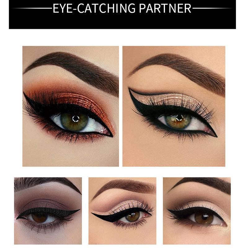 Hengfei New 24H Waterproof Makeup Eyeliner with Makeup Thick Black Waterproof Is Not Easy To Dizzy Eye Liner