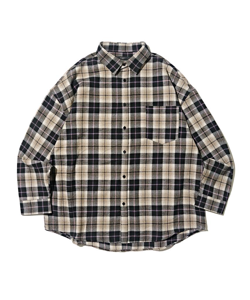 OTHERFITS Вестерн Рубашка в клетку Prime (черный)