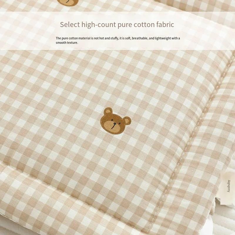 2025 Baby Crib Fence Soft Cotton Bag Anti-collision Strip Children's One-piece Bed Fence Spliced Bed Protection Cloth Baby Fence