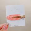 1pcs Acetate Seamless Hairpin  Acrylic Alligator Hair Clips, Cute Bangs Hair Accessories For Women,Fall,Travel, Hair Too