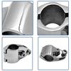2Pcs Durable 22mm-50mm Boat Bimini Top Hinged Jaw Slide With 2 Screws Marine Hinge Easy Install 316 Stainless Steel Boat Parts