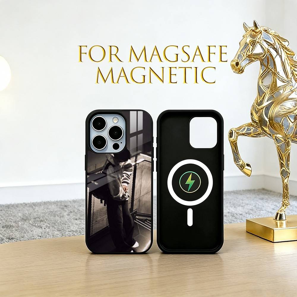 Muscle Man Phone Case For iPhone17,16,15,14,13,12,11 Plus,Pro Magnetic For Magsafe Wireless Charging