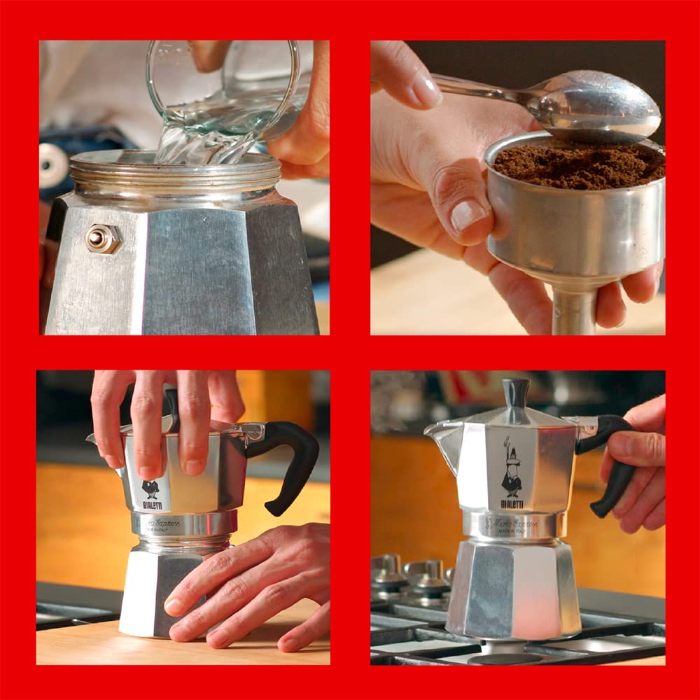 BIALETTI Кофеварка гейзерная Moka Express Moka на 2 чашки (Кофеварка эспрессо, Кофеварка)