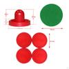 Air Hockey Game Set with Green Felt Pushers and Pucks