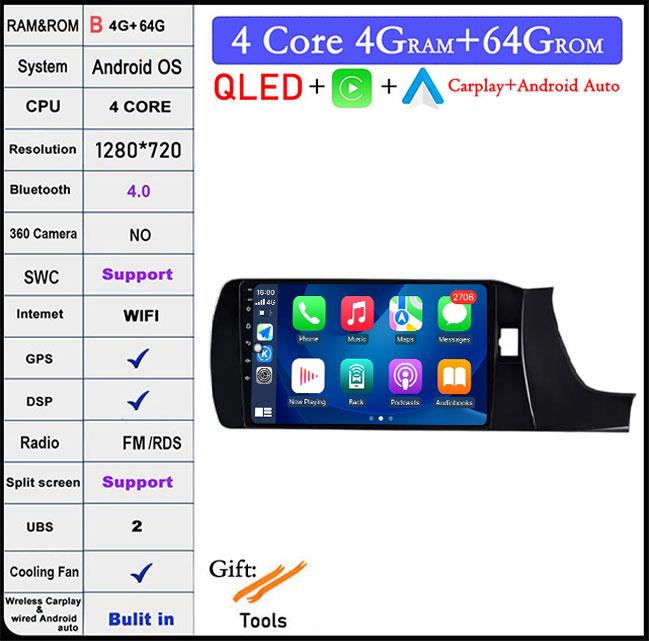 QLED/Screen Android 14 For Honda Amaze 2018 2019 Car Video Multimedia Player Autoradio GPS Navigation Radio Stereo Auto
