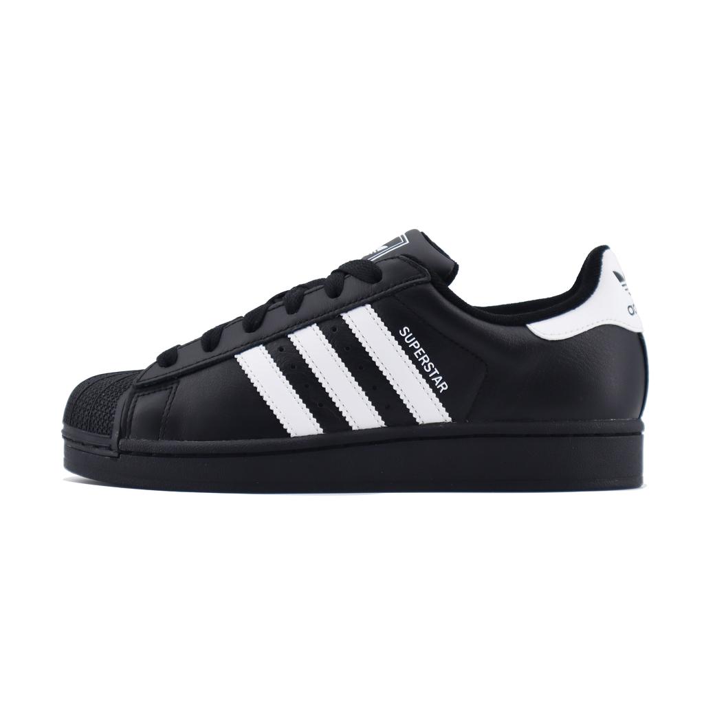 Adidas Originals Superstar 2 Macaron Slip Resistant Abrasion Resistant Low top Skateboard Shoes Unisex Black Pink JI0079(Team1254-)
