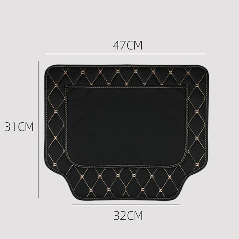 Кожаный Защитный Коврик на Спинку Автомобильного Сиденья от Пинания Аксессуар для Porsche Cayenne Panamera Macan 911 718 Taycan Boxster Cayman 918