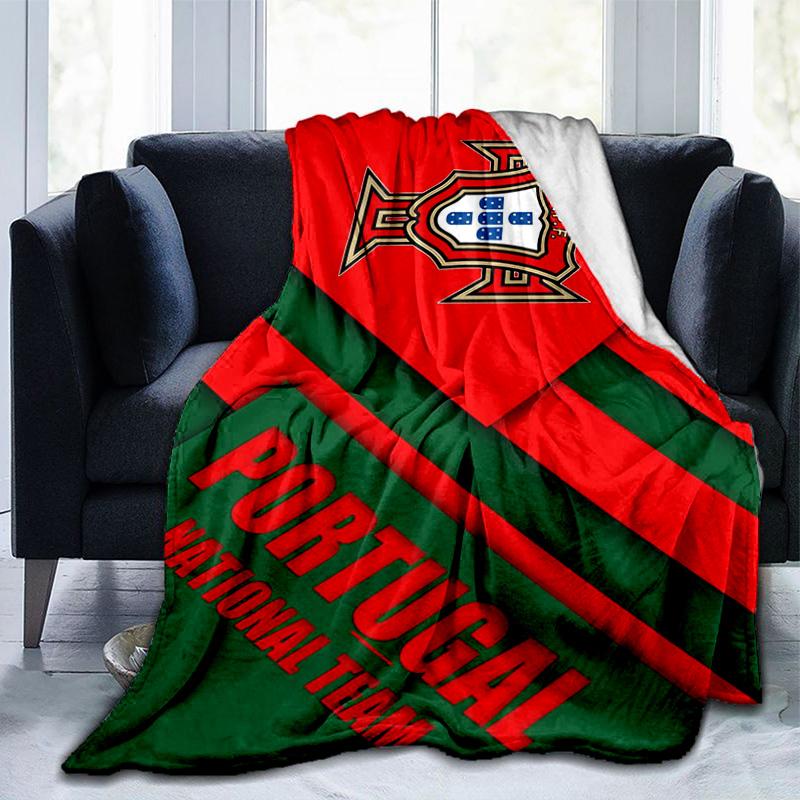 Portugal's National Emblem Blanket Suitable for Sofas, Beds, Offices, And Camping - Perfect Gift for Halloween Christmas
