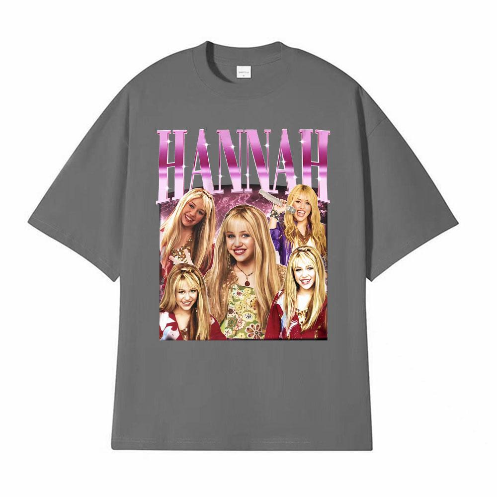 Limited Retro Hannah Montana Movie T Shirts Men Women Harajuku High Street Oversized Tshirt Casual Comfort Short Sleeve T Shirt