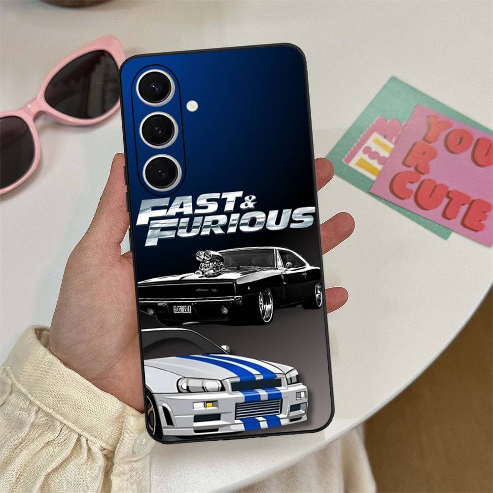 Чехол для телефона 'Форсаж' для Samsung S 24 Fe 25 Ultra Plus 20 Lite 21 30 22 23 24 22 Ultra 5G Fundas