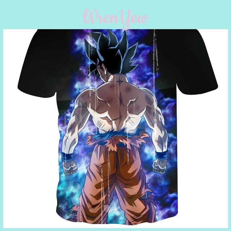 Изысканная 3D-печать Dragon Ball Z Веджета Гоку Супер Сайян Повседневная футболка Аниме Рубашки