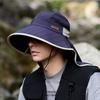 Мужская быстросохнущая дышащая солнцезащитная кепка для путешествий на открытом воздухе с защитой от ультрафиолета, шляпа-шаль для отдыха на открытом воздухе, шляпа от солнца