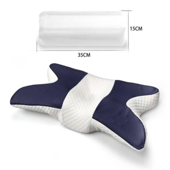 Подушка с эффектом памяти, медленный отскок, эластичная, облегчающая боль в шее, охлаждающая, шелковистая