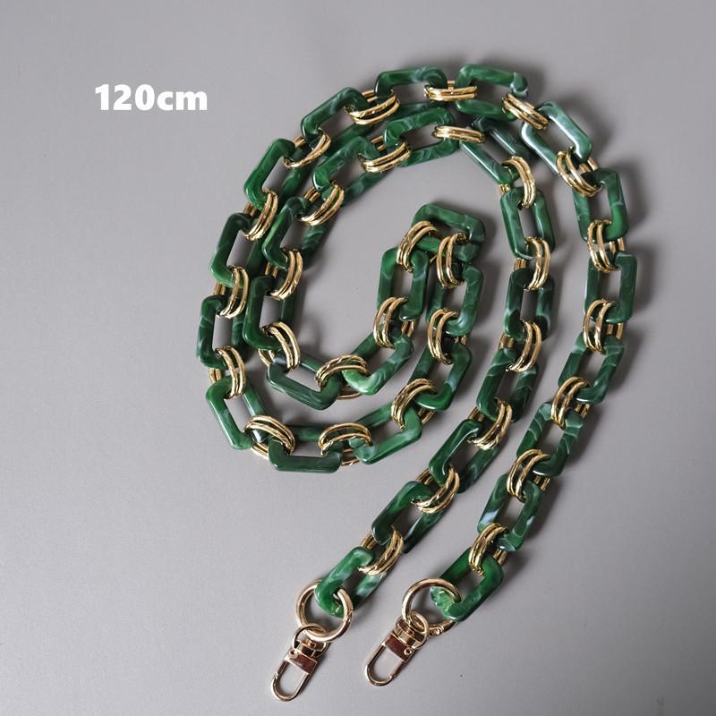 New Fashion Woman Handbag Accessory Metal Parts White Pearl Acrylic Resin Chain Luxury Strap Women Shoulder Cute Clutch Chains